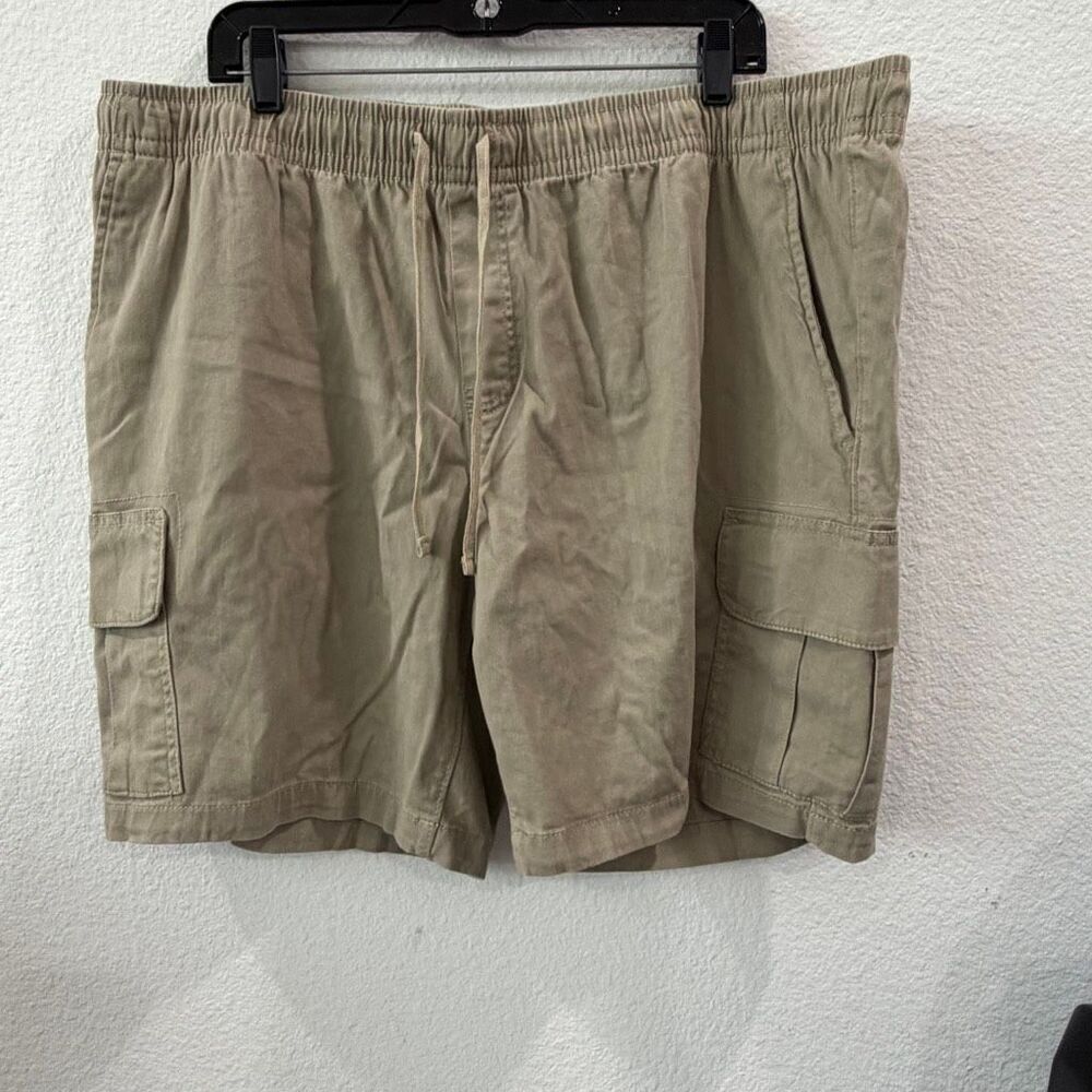 George Pull-On Khaki Cargo Shorts